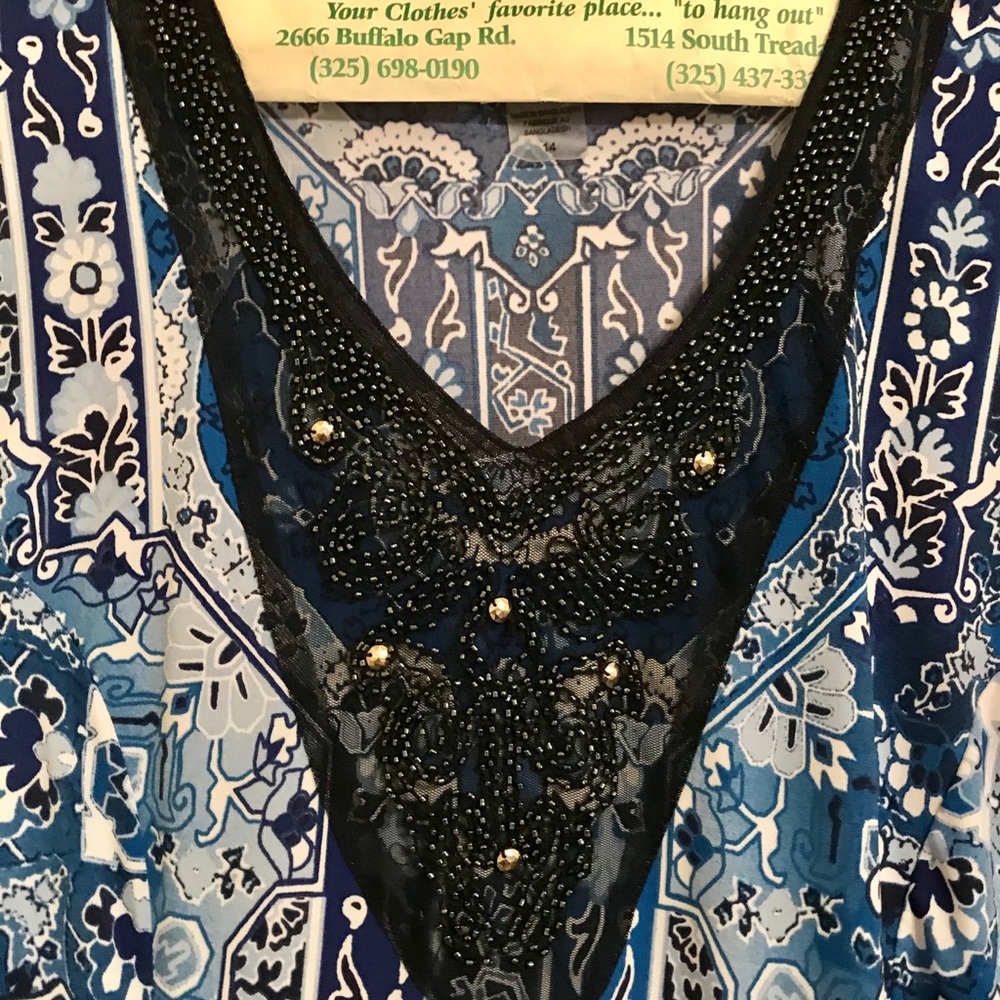 Beautiful blue dress